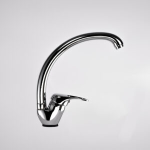 Смеситель "БЕЛЫЕ КОЛОДЕЗИ" д/кухни "утка" шар.40мм., п/гайку (10/1)арт. D536