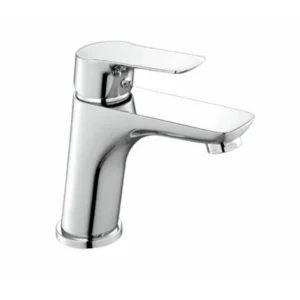 Смеситель "АМУР" д/умыв., латунь,карт. керам. 35мм., вылет излива 125 мм, общая длинна 160 мм, высота излива 80 мм, общая высота 140 мм  (10/1) арт.BR 2626